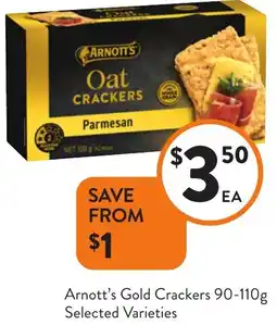 Foodworks Arnott's Gold Crackers offer