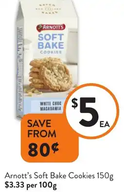 Foodworks Arnott's Soft Bake Cookies offer