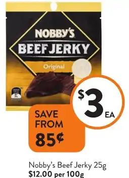Foodworks Nobby's Beef Jerky offer