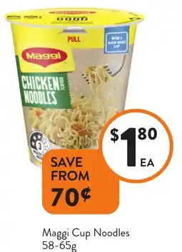 Foodworks Maggi Cup Noodles offer