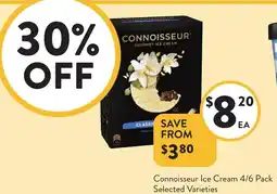 Foodworks Connoisseur Ice Cream offer