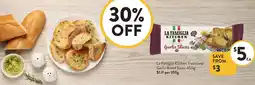 Foodworks La Famiglia Kitchen Traditional Garlic Bread Slices offer