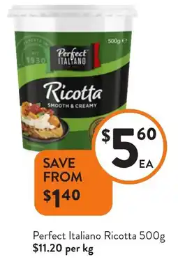 Foodworks Perfect Italiano Ricotta offer