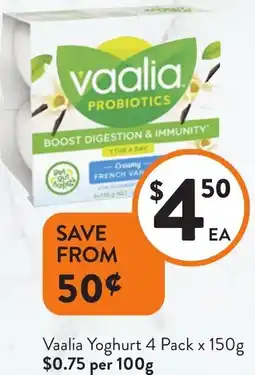 Foodworks Vaalia Yoghurt offer