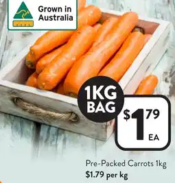Foodworks Pre-Packed Carrots offer