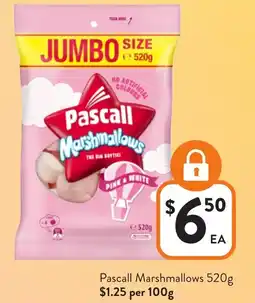 Foodworks Pascall Marshmallows offer