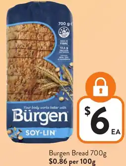 Foodworks Burgen Bread offer