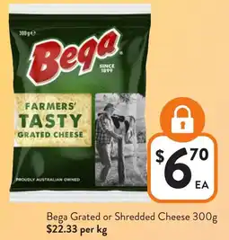 Foodworks Bega Grated or Shredded Cheese offer