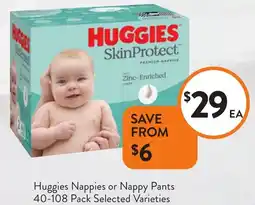Foodworks Huggies Nappies or Nappy Pants offer