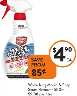 Foodworks White King Mould & Soap Scum Remover offer