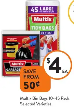 Foodworks Multix Bin Bags offer