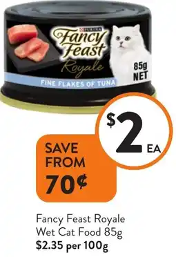 Foodworks Fancy Feast Royale Wet Cat Food offer