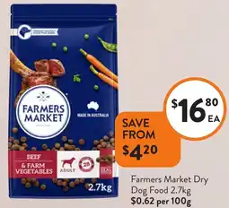 Foodworks Farmers Market Dry Dog Food offer