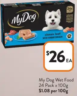 Foodworks My Dog Wet Food offer