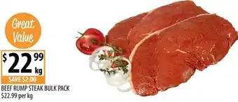 Supabarn Beef rump steak offer