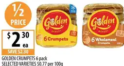 Supabarn Golden crumpets offer