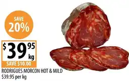 Supabarn Rodrigues morcon hot & mild offer