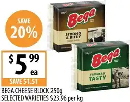 Supabarn Bega cheese block offer