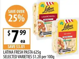 Supabarn LATINA FRESH PASTA offer