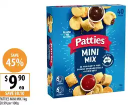 Supabarn Patties mini mix offer