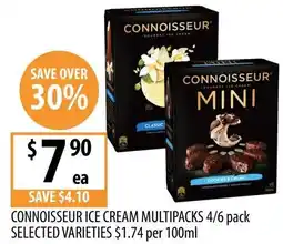 Supabarn CONNOISSEUR ICE CREAM MULTIPACKS offer