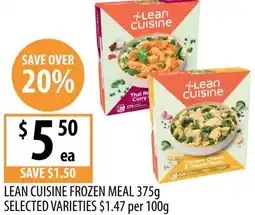 Supabarn Lean cuisine frozen meal offer