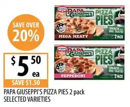Supabarn Papa giuseppi's pizza pies offer