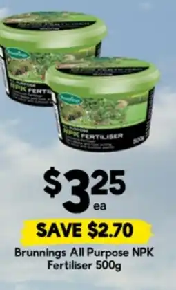 Drakes Brunnings All Purpose NPK Fertiliser offer