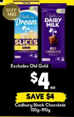 Drakes Cadbury Block Chocolate offer