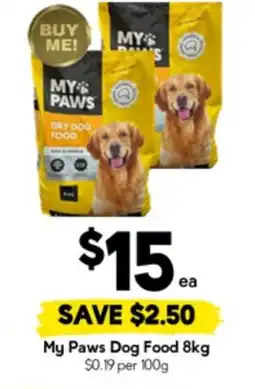 Drakes My Paws Dog Food offer