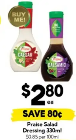 Drakes Praise Salad Dressing offer