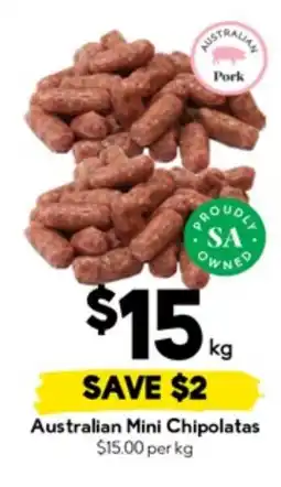 Drakes Australian Mini Chipolatas offer