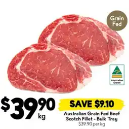 Drakes Grain Fed Beef Scotch Fillet - Bulk Tray offer