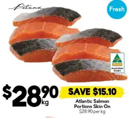 Drakes Atlantic Salmon Portions Skin On offer