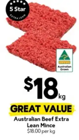 Drakes Australian Beef Extra Lean Mince offer