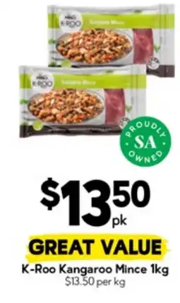 Drakes K-Roo Kangaroo Mince offer