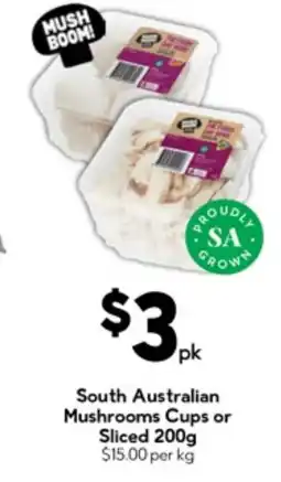 Drakes Mushrooms Cups or Sliced offer