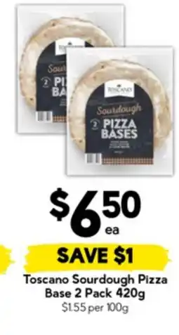 Drakes Toscano Sourdough Pizza Base offer