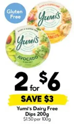 Drakes Yumi's Dairy Free Dips offer