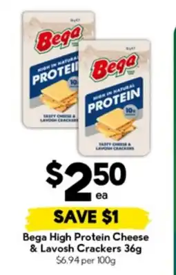 Drakes Bega High Protein Cheese & Lavosh Crackers offer