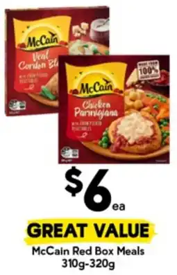 Drakes McCain Red Box Meals offer