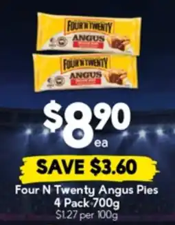 Drakes Four N Twenty Angus Pies 4 Pack offer