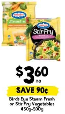 Drakes Birds Eye Steam Fresh or Stir Fry Vegetables offer