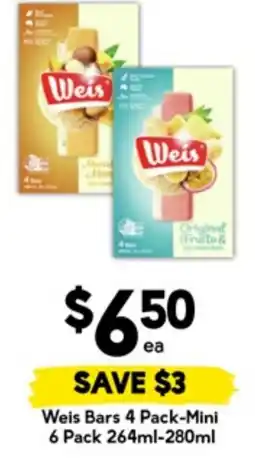 Drakes Weis Bars offer