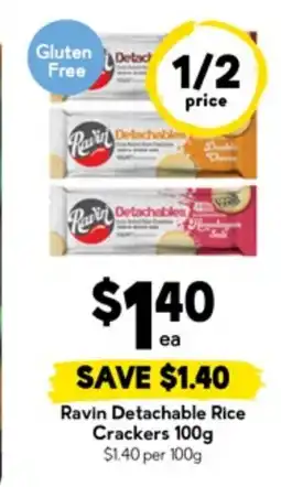 Drakes Ravin Detachable Rice Crackers offer