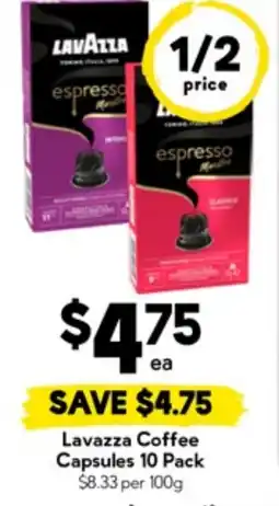 Drakes Lavazza Coffee Capsules offer