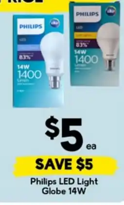 Drakes Philips LED Light Globe 14W offer