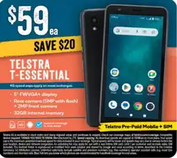 Drakes Telstra t-essential offer