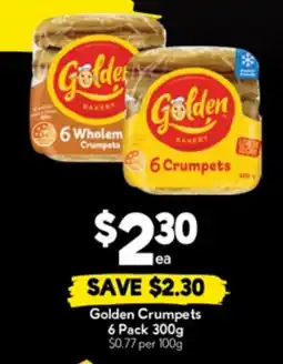 Drakes Golden Crumpets 6 Pack offer