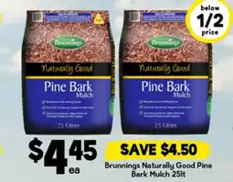 Drakes Brunnings Naturally Good Pine Bark Mulch offer